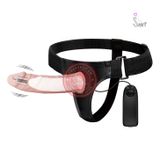 Dương vật giả dây đeo rỗng ruột Baile Ultra Passionate Harness có rung chính hãng