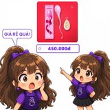 Trứng rung kiểu tinh trùng 10 chế độ, điều khiển từ xa