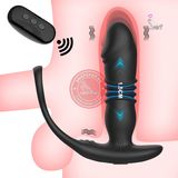 Trứng rung hậu môn 7 chế độ rung nhấp chuyển động đẩy tới và lui, có điều khiển từ xa