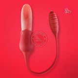 Bộ trứng rung kèm lưỡi liếm đa năng Jiuuy – 10 chế độ cực sướng