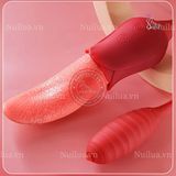 Bộ trứng rung kèm lưỡi liếm đa năng Jiuuy – 10 chế độ cực sướng