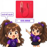 Bộ trứng rung kèm lưỡi liếm đa năng Jiuuy – 10 chế độ cực sướng