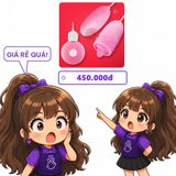 Trứng rung lưỡi liếm 2 đầu Galaku có sạc