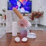 Dương vật giả Diamond Love rung nhấp chuyển động đẩy tới và lui nhiệt, điều khiển từ xa