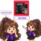 Chai xịt chống xuất tinh sớm Playboy Đen 5ml