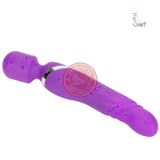 Chày rung mát xa hai đầu có đuôi xoay ngoáy Fanala 12 chế độ