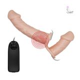 Dương vật giả 2 đầu gắn dây đeo cho les Baile – size Lớn