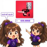 Dương vật giả 2 đầu gắn dây đeo cho les Baile – size nhỏ