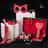Bộ đồ chơi BDSM 8 món bằng da PU cao cấp