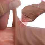 Bao cao su đôn dên Top Notch gân nổi, cậu nhỏ dài thêm 5cm