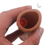 Bao cao su đôn dên Top Notch gân nổi, cậu nhỏ dài thêm 5cm