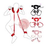 Bộ gối khoá tay chân chơi BDSM chất liệu bông êm ái