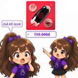 Âm đạo giả 2 đầu Heidong Pro rung rên, tỏa nhiệt sưởi ấm