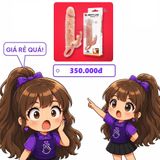 Bao đôn dên Pretty Love 5cm – Rung đầu 10 chế độ