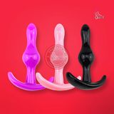 Núm cắm hậu môn plug silicon dáng thuôn