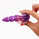 Phích cắm hậu môn 3 hạt nhựa dẻo