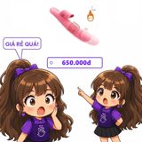 Dương vật giả đa năng Jiuai rung ngoáy tỏa nhiệt