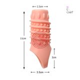 Bao đôn dên khúc giữa có gân, bi nổi kích thích mạnh