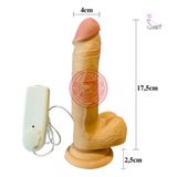 Dương vật giả gắn tường siêu mềm rung ngoáy