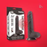 Dương vật giả gắn tường Lovetoy Sliding Skin Dong 7 inch – Black
