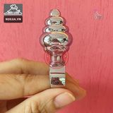 Nhẫn phích cắm hậu môn Inox mini xoắn ốc