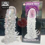 Bao cao su đôn dên rung đầu Brave Man siêu bi