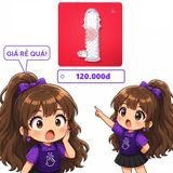 Bao cao su đôn dên siêu gai Crystal Condom có nhánh