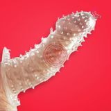 Bao cao su đôn dên siêu gai Crystal Condom có đế