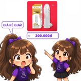 Bao cao su đôn dên vảy cá Screech rung gốc