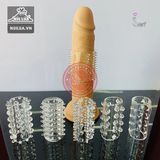 Bộ 6 bao cao su đôn dên khúc giữa gai bi mềm