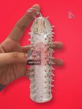 Bao cao su đôn dên kiểu gai sâu róm