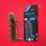 Bao đôn dên da nâu siêu mềm Brave Man