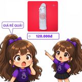 Bao cao su đôn dên kiểu trơn trong suốt