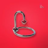 Vòng đeo dương vật inox xuyên niệu đạo