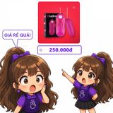 Trứng rung 1 đầu nhỏ gọn Gladme 12 chế độ