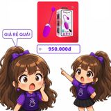 Trứng rung Pretty Love Abner điều khiển qua app chính hãng