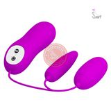 Trứng rung 2 đầu Pretty Love Irma 12 chế độ chính hãng
