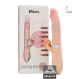 Dương vật giả Evo Mars rung nhấp chuyển động đẩy tới và lui lưỡi xoay kích thích