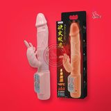 Dương vật giả rung ngoáy phát nhiệt 48 độ Baile