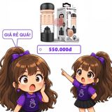 Âm đạo giả Pretty Love Emily lưỡi rung liếm siêu kích thích chính hãng