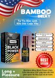 Chai xịt chống xuất tinh sớm Bamboo Black Power 15ml Mỹ chính hãng