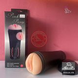 Âm đạo giả ngụy trang đèn pin Pink Pussy có rung chính hãng