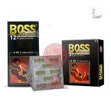 Bao cao su Boss 4 in 1 kéo dài thời gian, gân gai