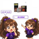 Bao cao su Boss 4 in 1 kéo dài thời gian, gân gai