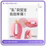Bộ Rung Kẹp Ti Bú Ankani V4 Nhiều Chế Độ chính hãng - chất liệu an toàn cho da, dễ vệ sinh, êm ái khi dùng - giao hàng che tên kín đáo