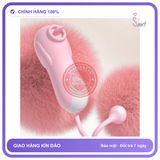 Trứng Lưỡi Liếm Lilo Gấu chính hãng - 10 chế độ rung, sạc usb, silicone mềm mại - giao hàng che tên kín đáo