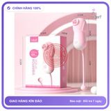 Trứng Lưỡi Liếm Lilo Gấu chính hãng - 10 chế độ rung, sạc usb, silicone mềm mại - giao hàng che tên kín đáo