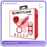 Bộ Trứng rung nhấp chuyển động đẩy tới và lui Liếm Pretylove Ashlynn chính hãng - 5 chế độ rung, rung nhấp chuyển động đẩy tới và lui tự động, silicone mềm mại - giao hàng che tên kín đáo