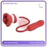 Bộ Trứng rung nhấp chuyển động đẩy tới và lui Liếm Pretylove Ashlynn chính hãng - 5 chế độ rung, rung nhấp chuyển động đẩy tới và lui tự động, silicone mềm mại - giao hàng che tên kín đáo