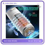 Cốc Capsule Xoay Thụt Rên Led 7 Màu chính hãng - chất liệu an toàn cho da, dễ vệ sinh, êm ái khi dùng - giao hàng che tên kín đáo